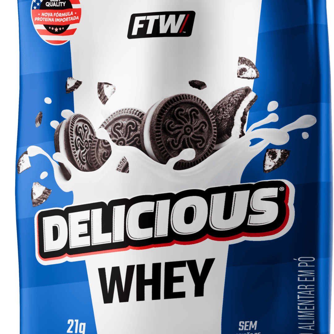 Whey Protein Delicious Sachê Sabor Cookies'N Cream 30g - FTW