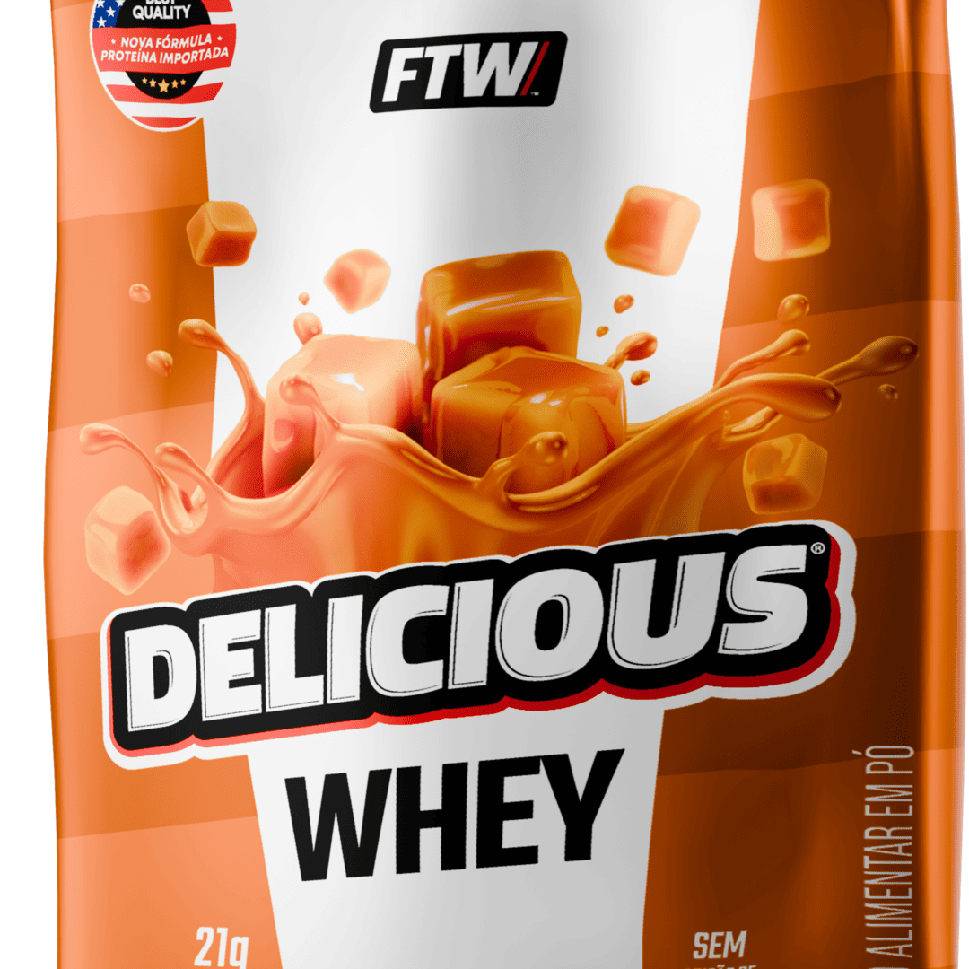 Whey Protein Delicious Sachê Sabor Doce de Leite Argentino 30g - FTW