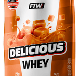 Whey Protein Delicious Sachê Sabor Doce de Leite Argentino 30g - FTW