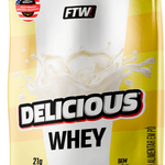 Whey Protein Delicious Sachê Sabor Leite Original 30g - FTW