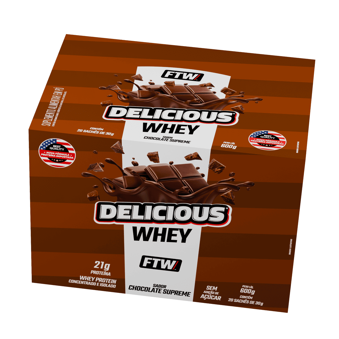 Whey Protein Delicious Sachê 30g - FTW