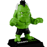 DIABITO Boneco Porta Celular de Mesa Diabo Verde