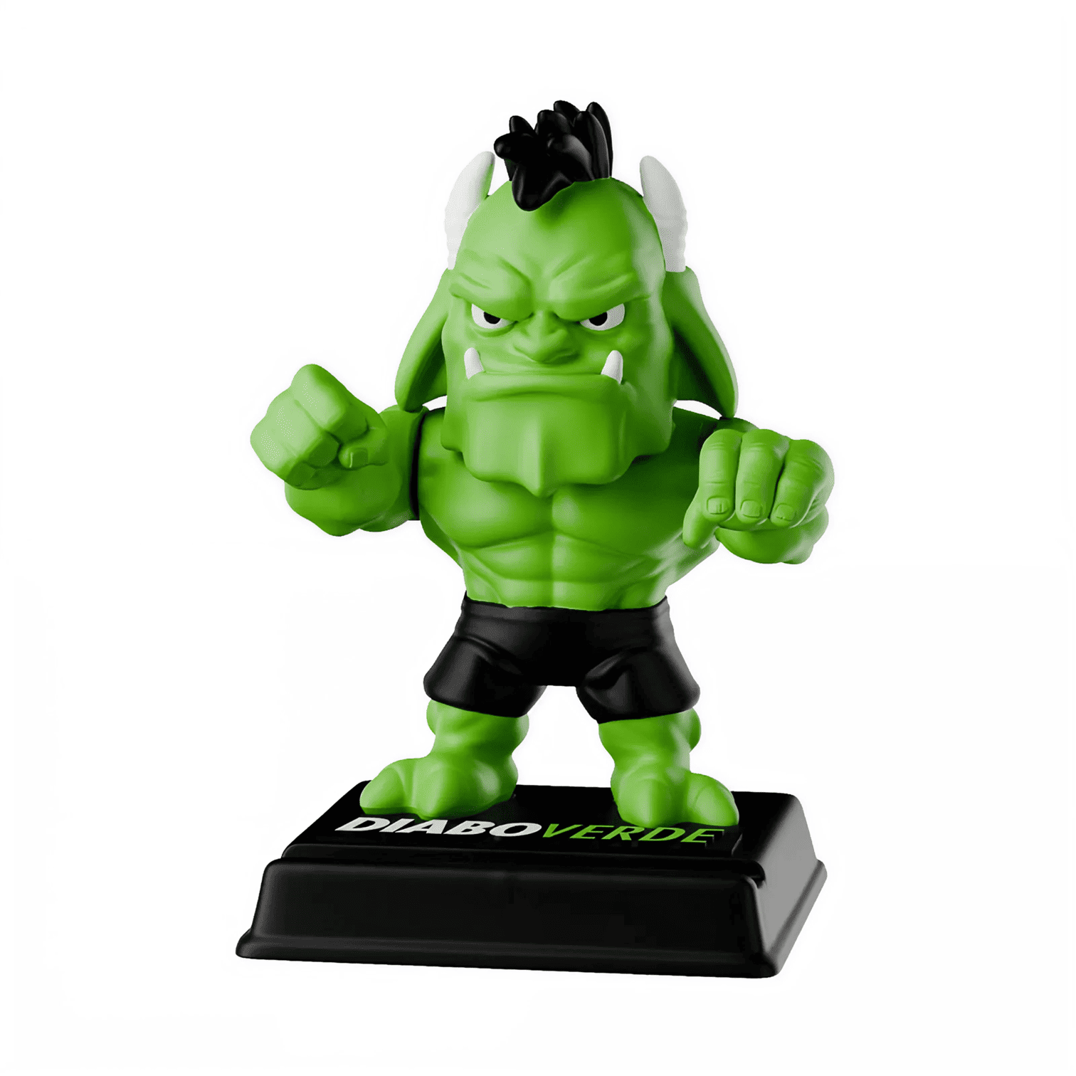 DIABITO Boneco Porta Celular de Mesa Diabo Verde