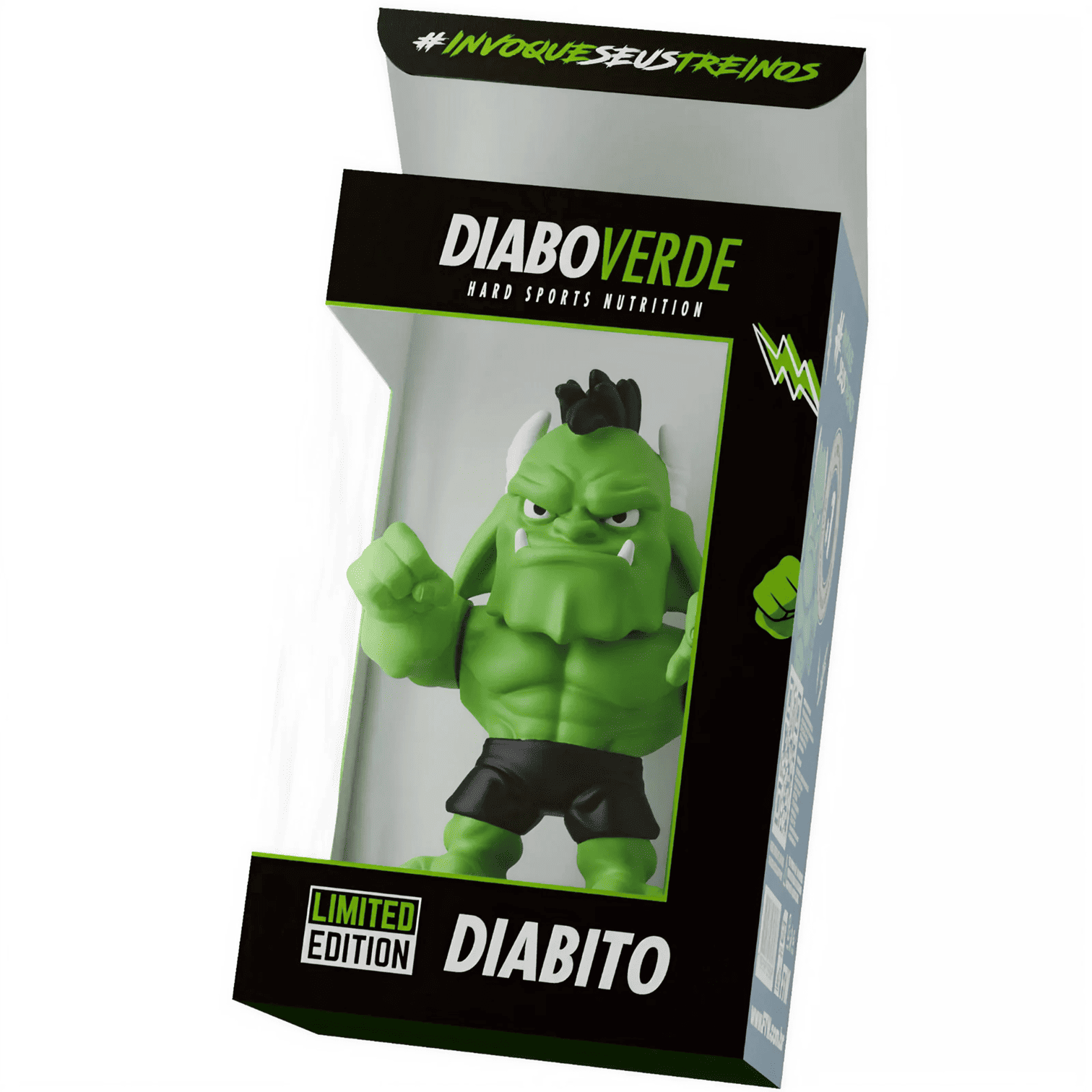 DIABITO Boneco Porta Celular de Mesa Diabo Verde