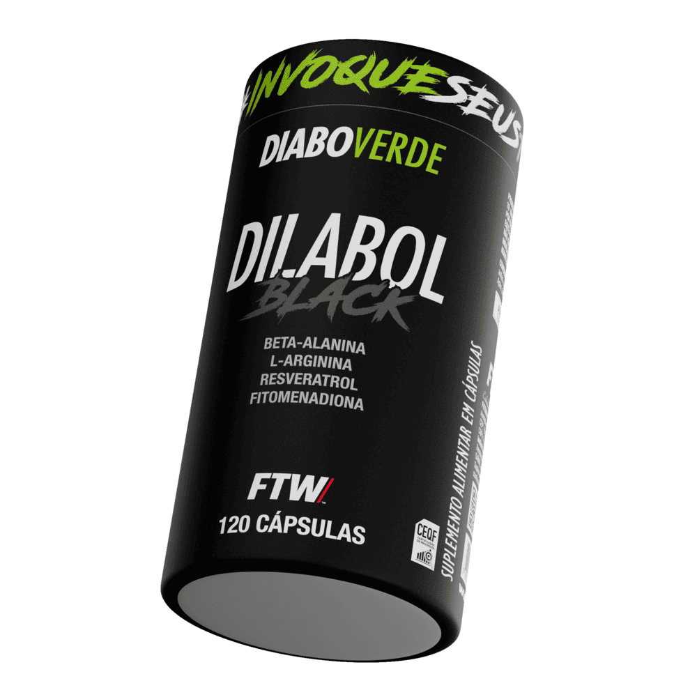 Diabo Verde #Dilabol Black 120 Cápsulas 