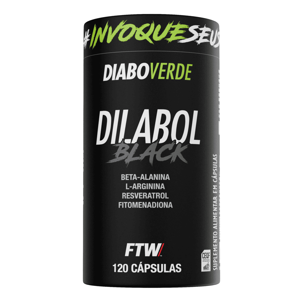 Diabo Verde #Dilabol Black 120 Cápsulas 