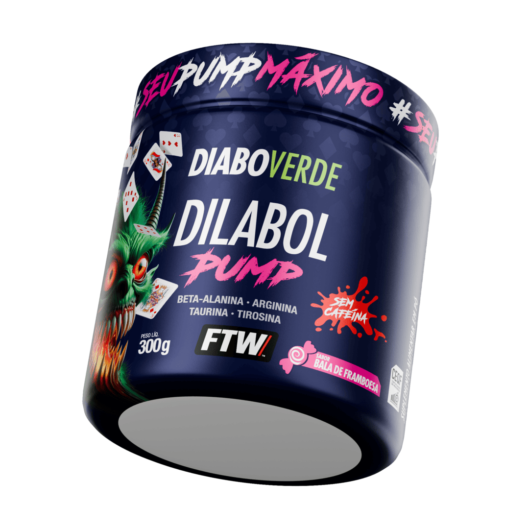 Pré-Treino Diabo Verde Dilabol Pump 300g - FTW