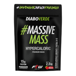 Diabo Verde #Massive Mass Hypercaloric 2,5 Kg Sabor Morango