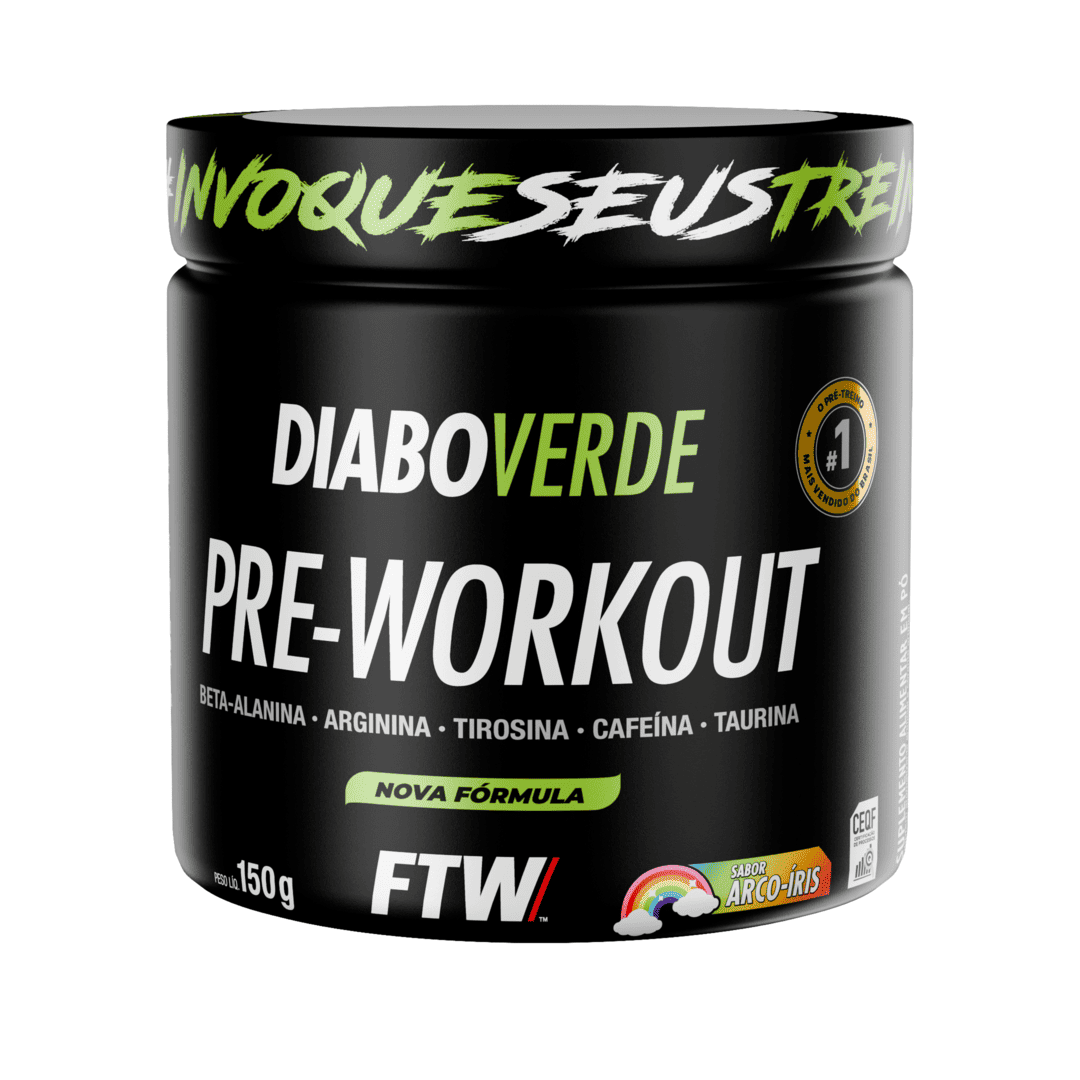 Pré-Treino Diabo Verde 150g Arco-Íris