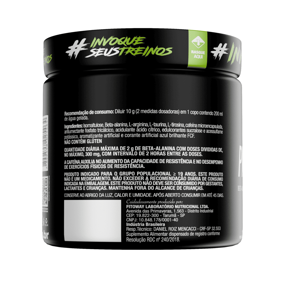 Pré-Treino Diabo Verde 150g Arco-Íris