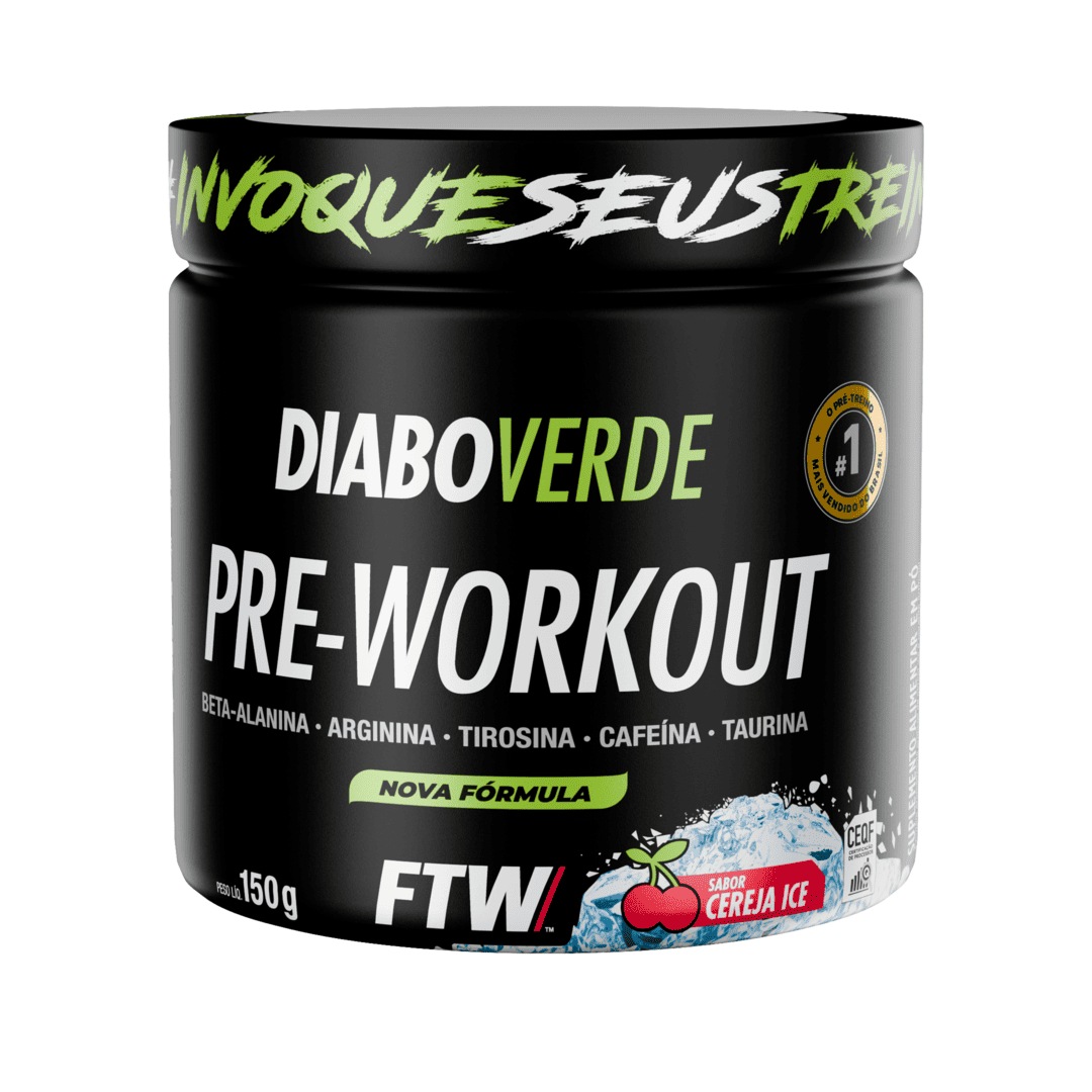 Pré-Treino Diabo Verde 150g Cereja Ice