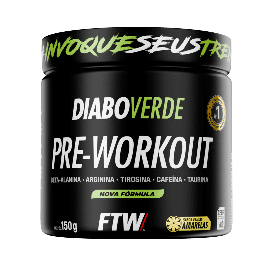 Pré-Treino Diabo Verde 150g Frutas Amarelas