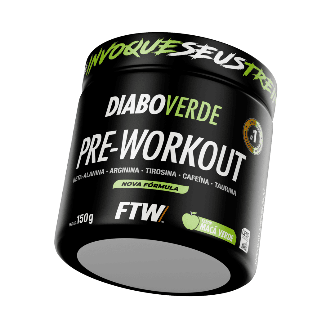 Kit 2x Pré-Treino Diabo Verde 150g - Maçã Verde