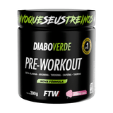 Pré-Treino Diabo Verde 300g Algodão Doce