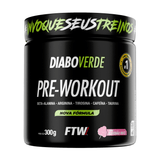 Pré-Treino Diabo Verde 300g Algodão Doce