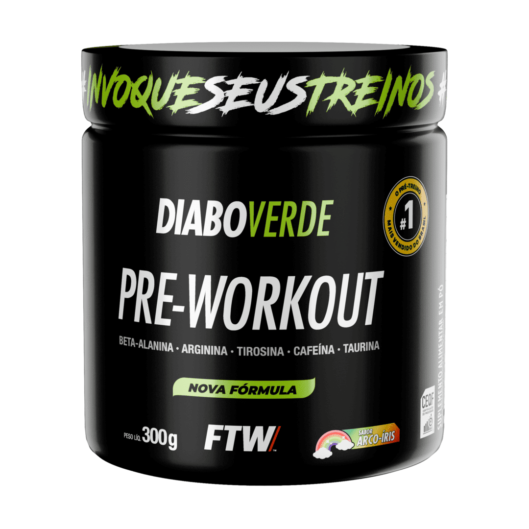 Pré-Treino Diabo Verde 300g Arco-Íris