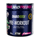 Pré-Treino Diabo Verde 300g Bala de Framboesa