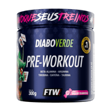 Pré-Treino Diabo Verde 300g Bala de Framboesa