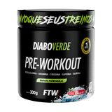 Pré-Treino Diabo Verde 300g Cereja Ice