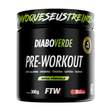 Pré-Treino Diabo Verde 300g Frutas Vermelhas