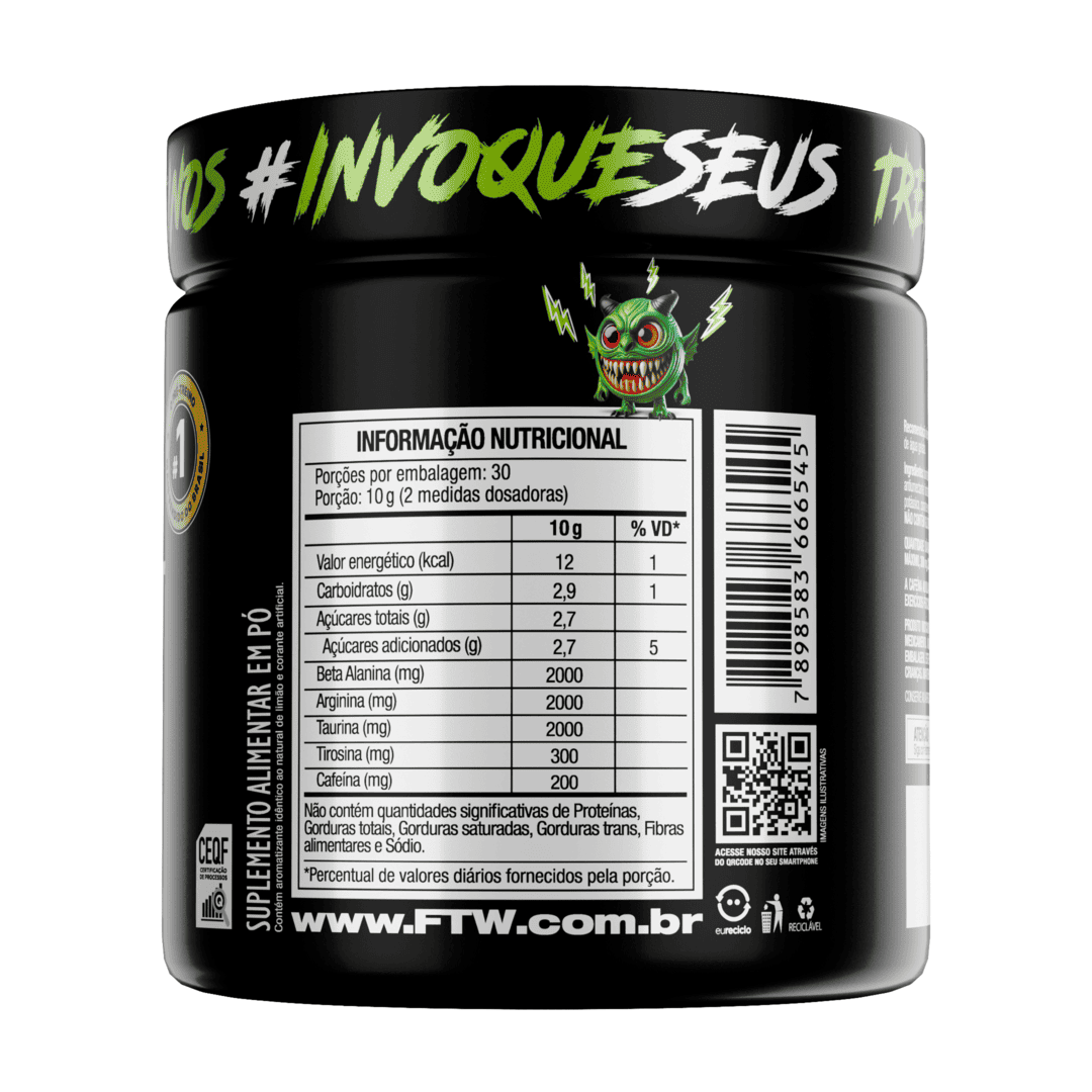 Pré-Treino Diabo Verde 300g Limão