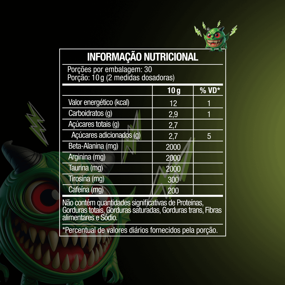 Pré-Treino Diabo Verde 300g Limão