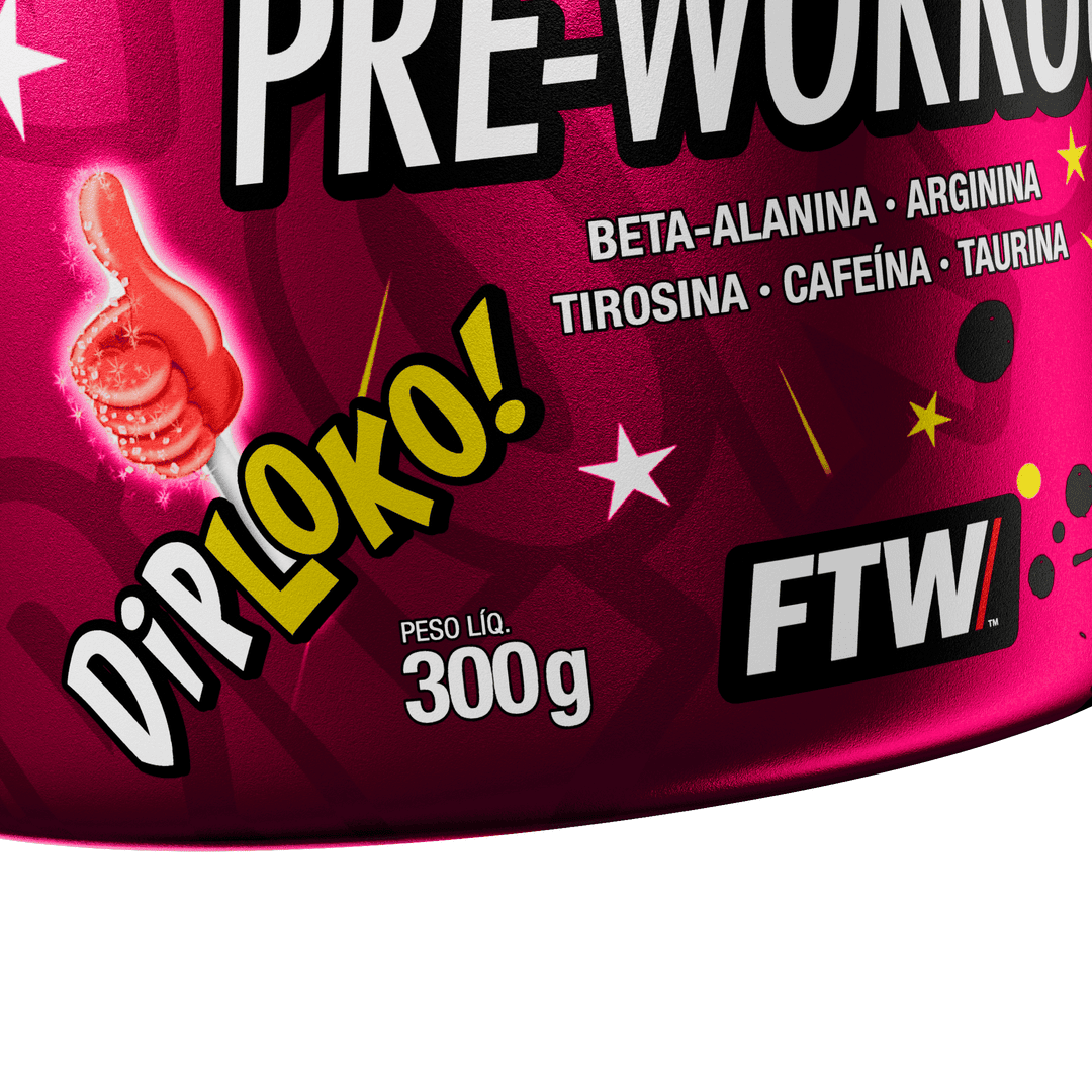 Pré-Treino Diabo Verde Dip Loko! 300g - FTW