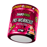 Pré-Treino Diabo Verde Dip Loko! 300g Morango Atômico