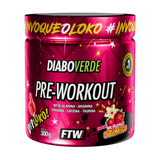 Pré-Treino Diabo Verde Dip Loko! 300g Morango Atômico