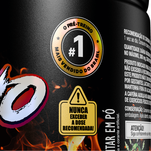 Pré-Treino Diabo Verde INFERNO Tangerina Fire 300g - FTW 