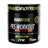 Pré-Treino Diabo Verde Zero Carbo 300g Piña Colada