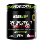 Pré-Treino Diabo Verde Zero Carbo 300g Pink Lemonade