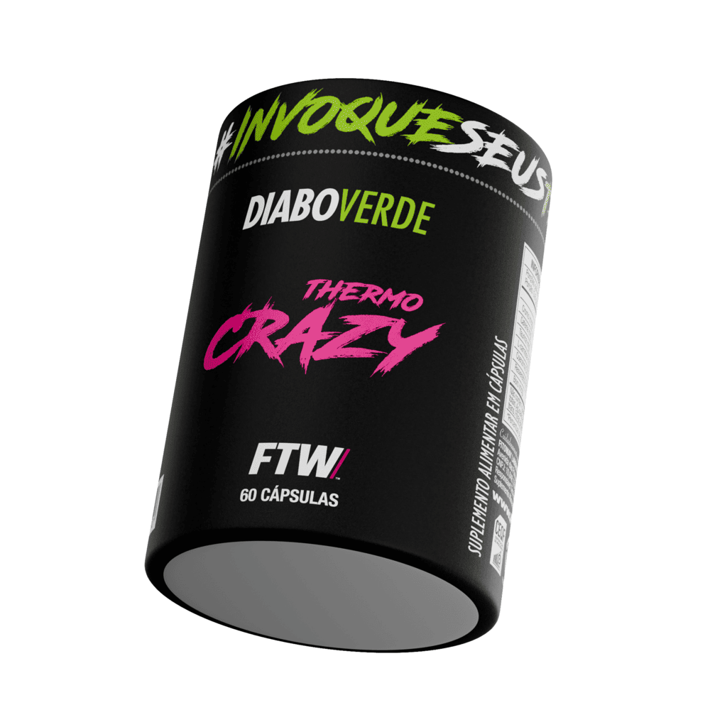 Capsúla Termogênica Diabo Verde Thermo Crazy 60 Cápsulas