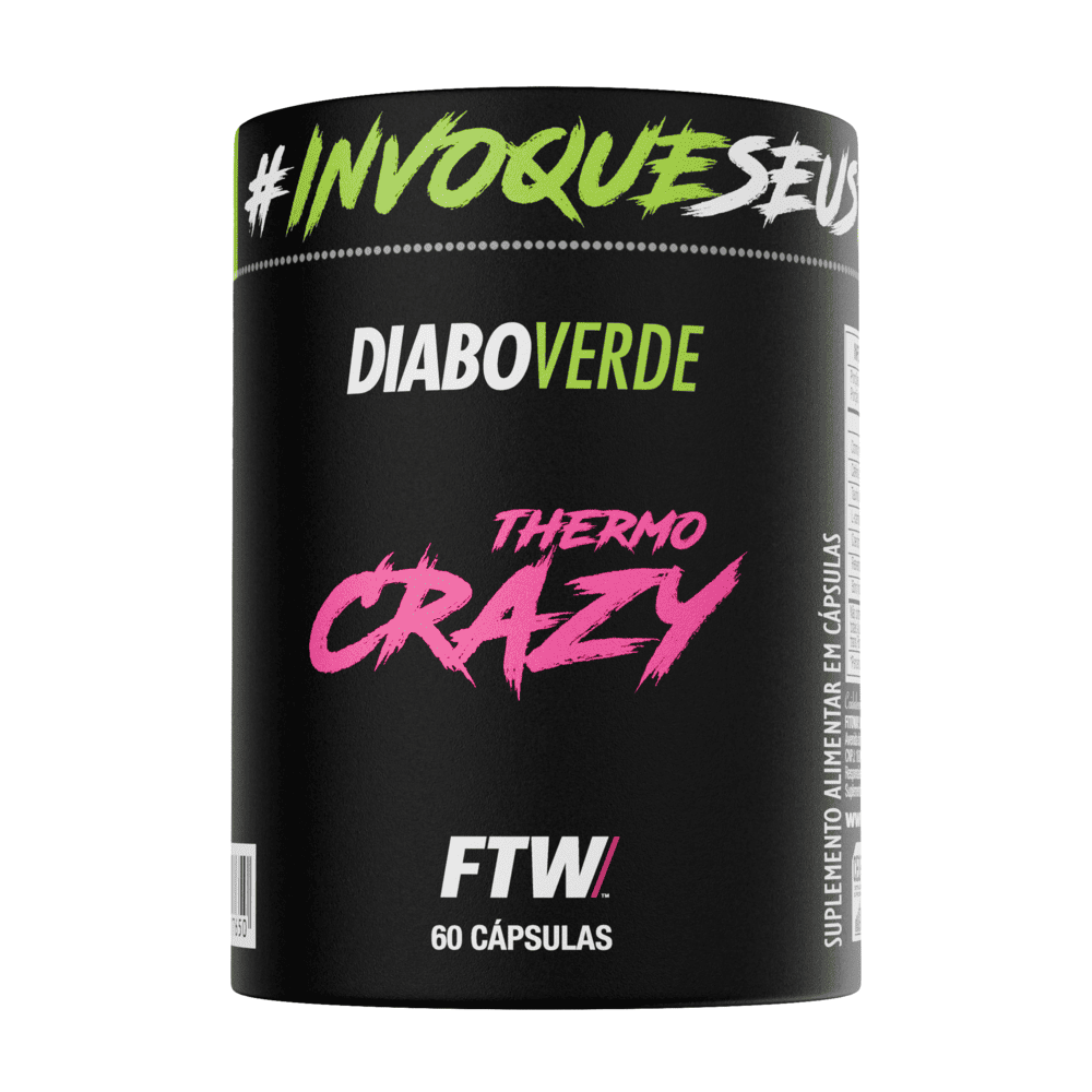 Capsúla Termogênica Diabo Verde Thermo Crazy 60 Cápsulas