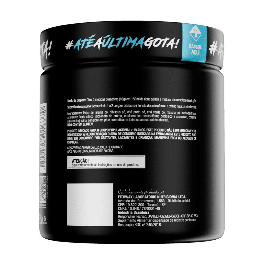Diabo Verde #Thermo Dry 300g Sabor Abacaxi com Gengibre