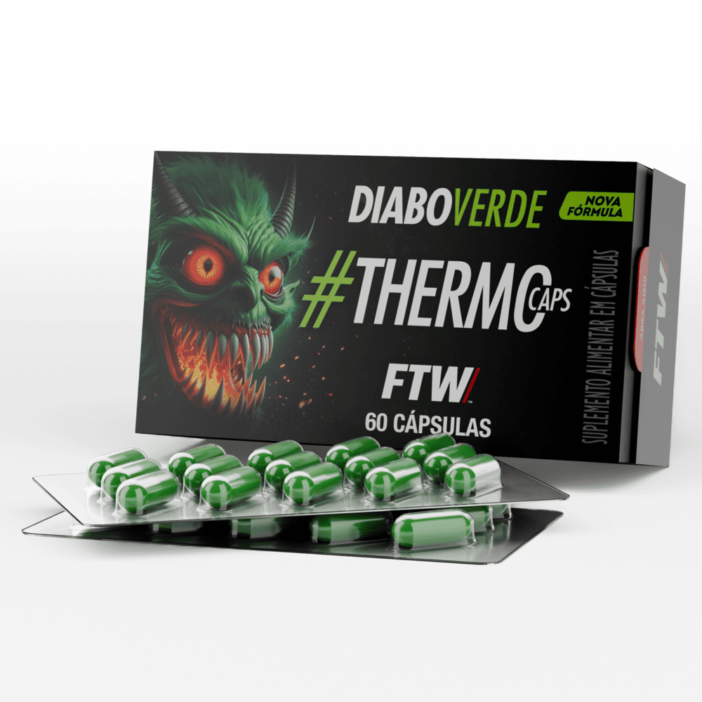 Diabo Verde #ThermoCaps 200mg 60 Cápsulas