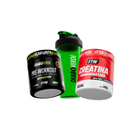 Combo Creatina 300g + Pré-Treino Diabo Verde 300g FTW