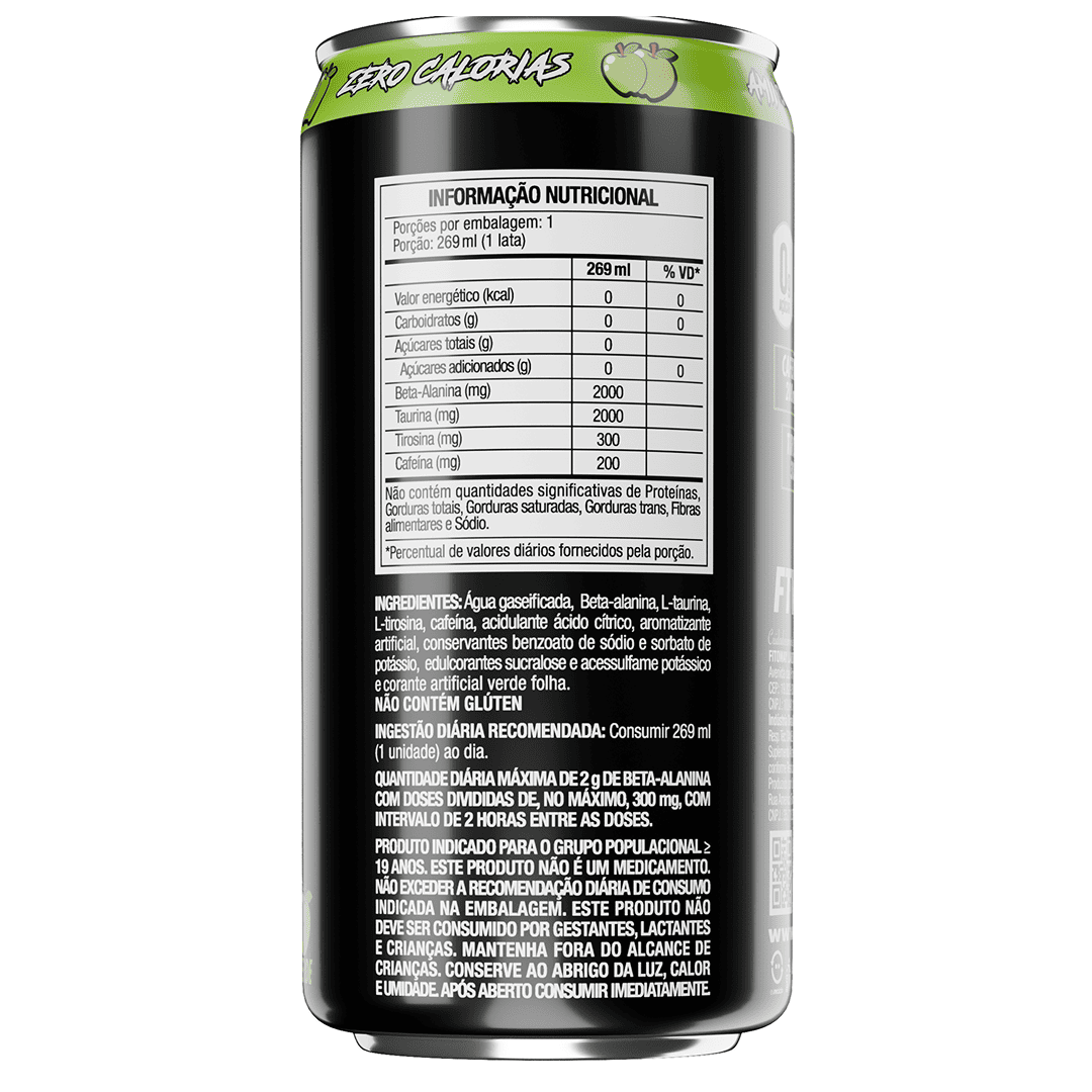 Energético Diabo Verde Lata 269ml Maçã Verde