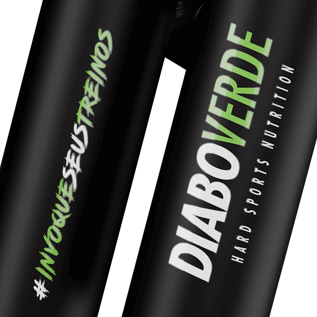 Garrafa Térmica Diabo Verde 850ml Com Suporte Magnético Para Celular