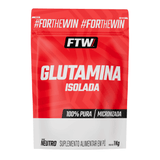 Glutamina Micronizada Isolada 100% Pura Refil 1 Kg - FTW