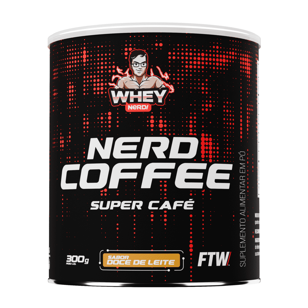 Nerd Coffee Super Café 300g Sabor Doce de Leite - Whey Nerd