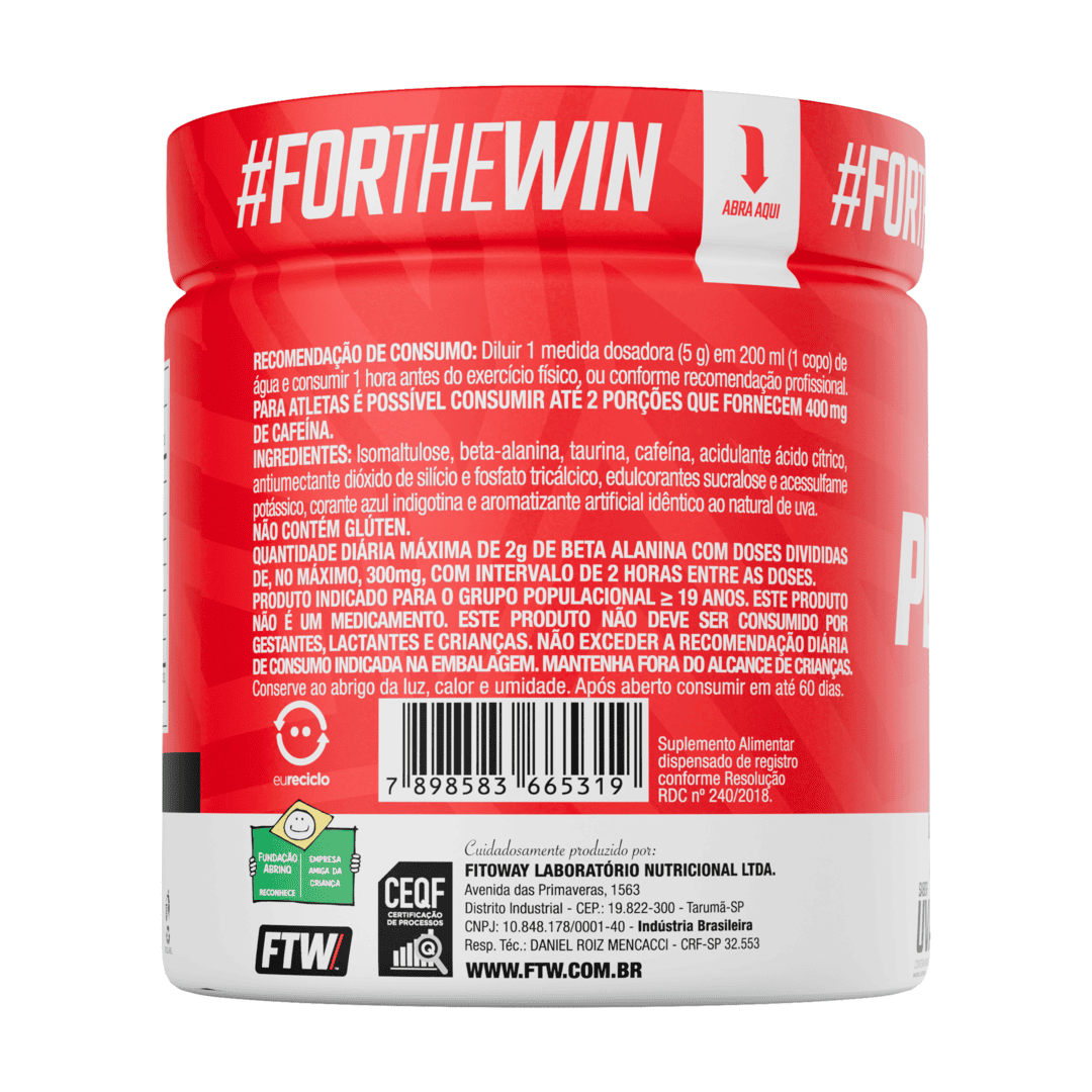 Pré-Treino Plutonium 300g - FTW