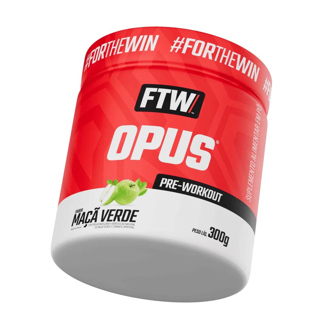 Pré-Treino Opus 300g Maçã Verde