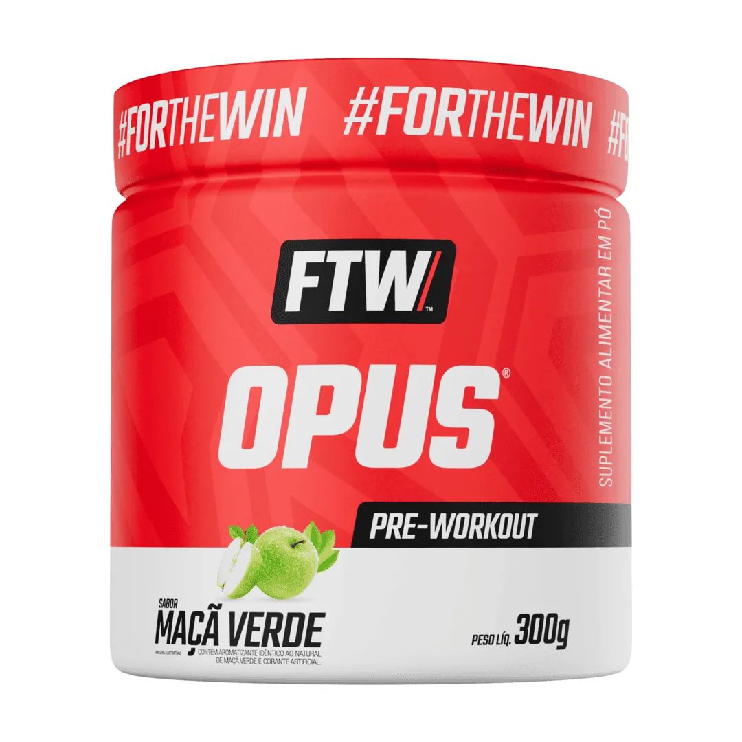 Pré-Treino Opus 300g Maçã Verde