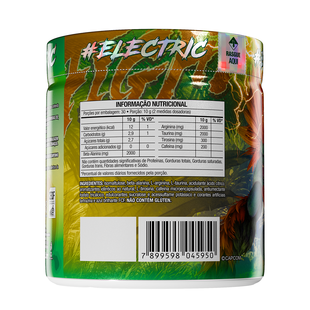 Pré-Treino Diabo Verde Street Fighter - Blanka - Tropical 300g