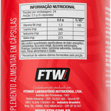 Tabela nutricional BCAA 1.000 2:1:1 120 cápsulas
