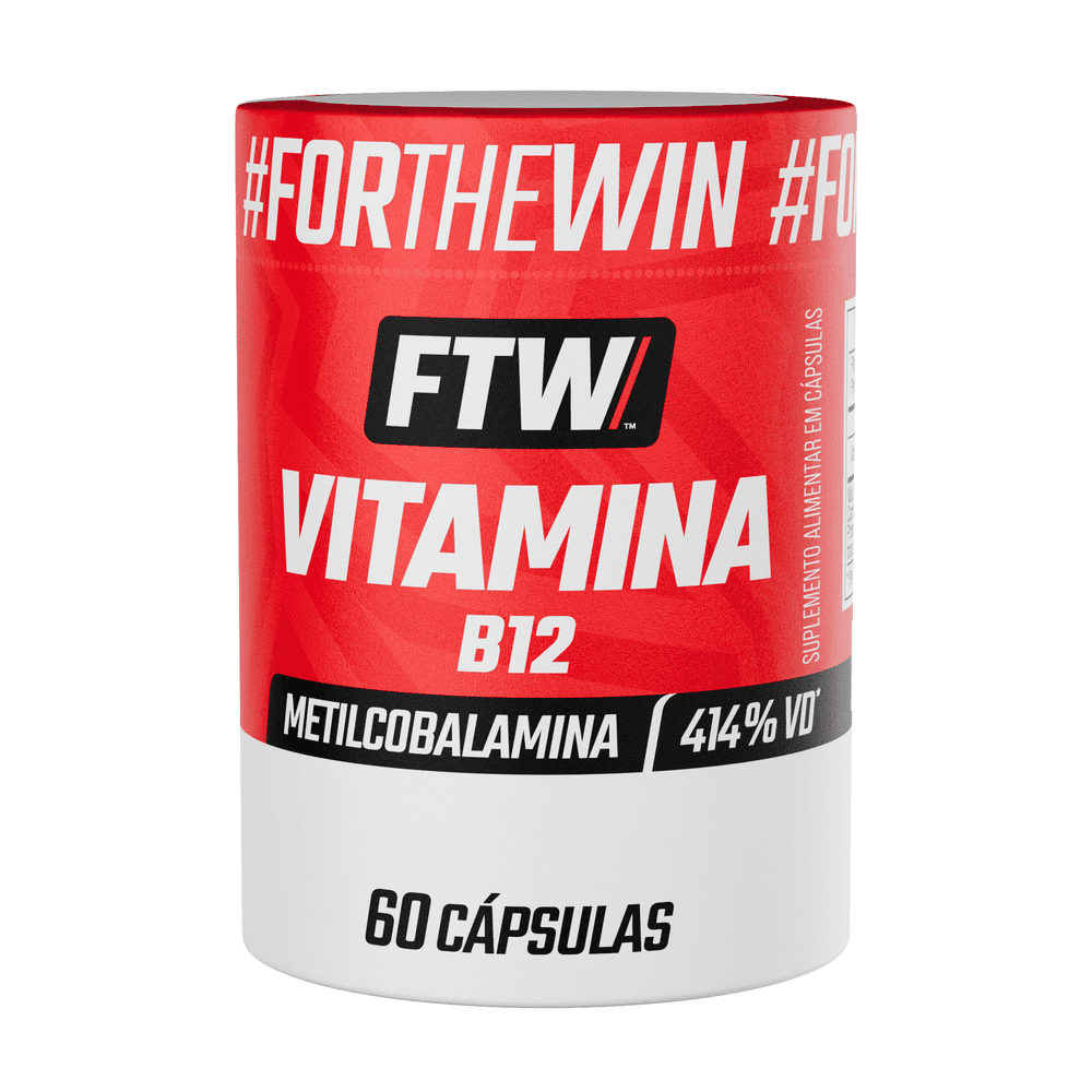 Vitamina B12 Metilcobalamina 60 Cápsulas - FTW