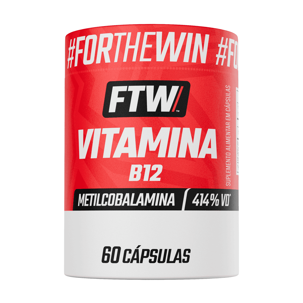 Vitamina B12 Metilcobalamina 60 Cápsulas - FTW