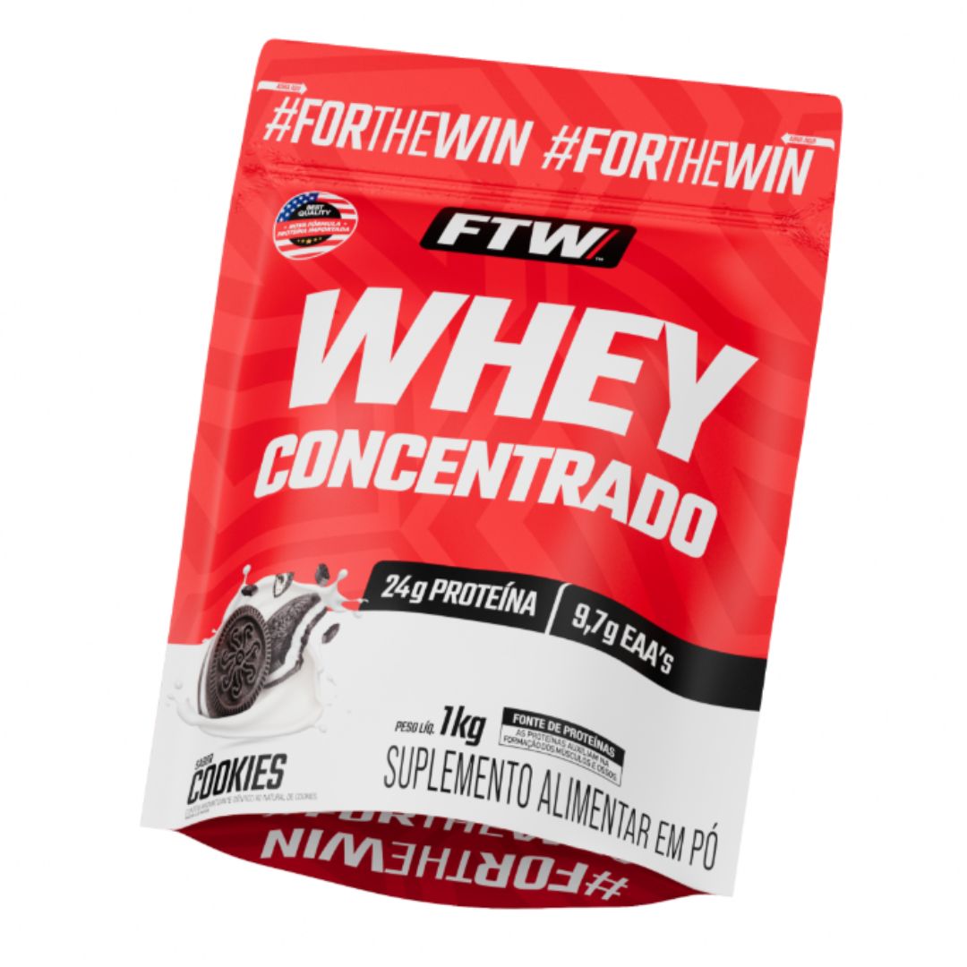 Combo Abastece FTW - Whey sabor Cookies