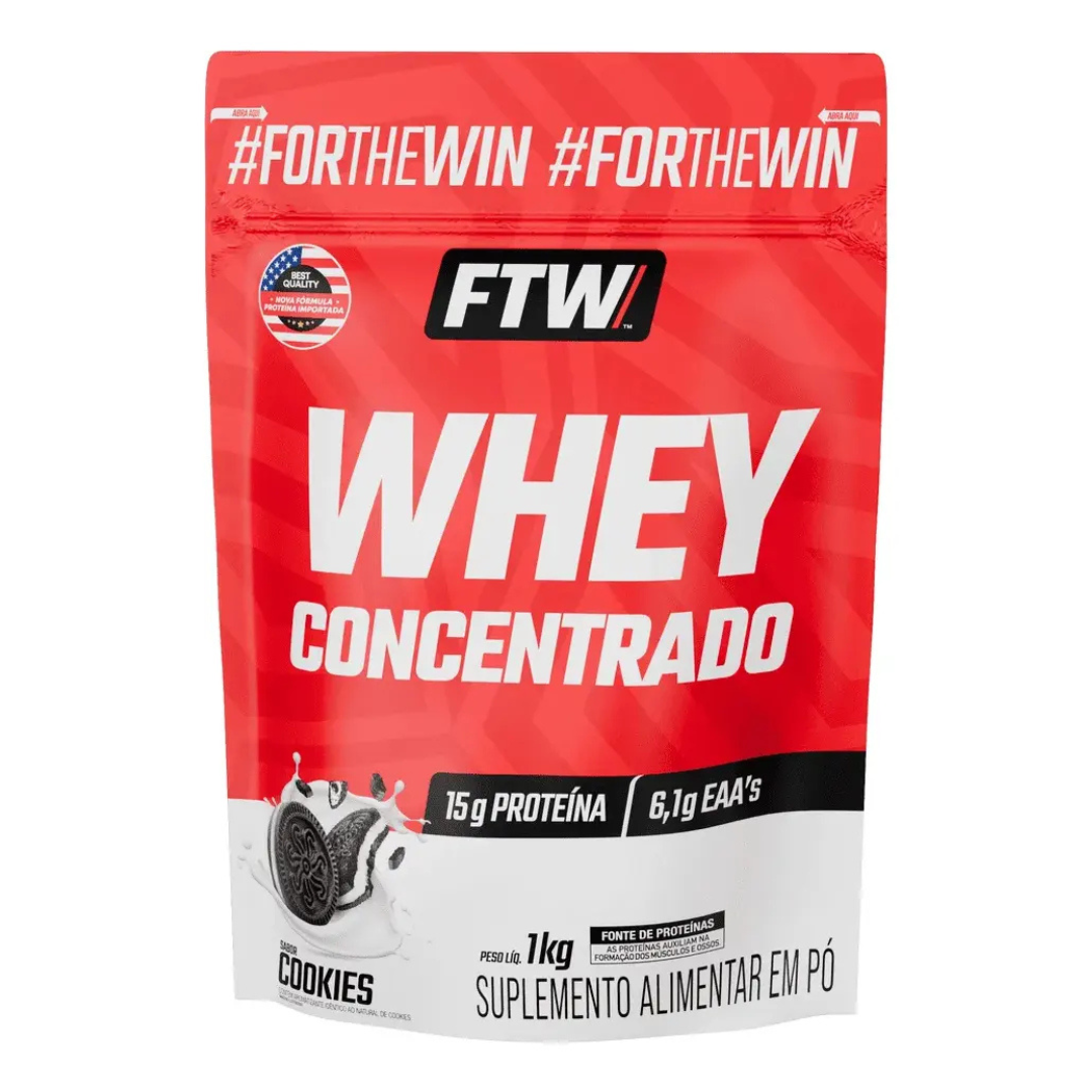 Kit Whey em Dobro - Whey Concentrado Refil 1 Kg